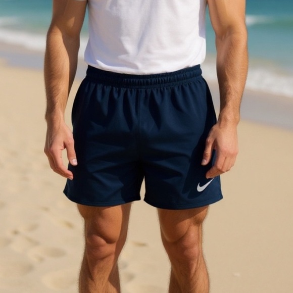 NWT Nike Mens Team 10K Running Short  XXL NAVY - Picture 1 of 6
